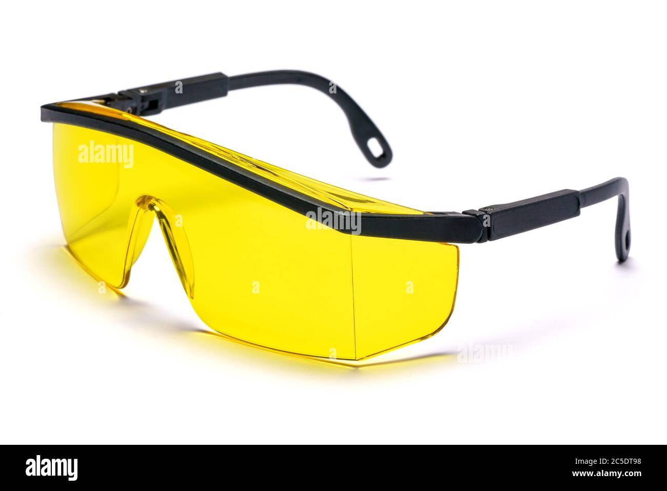 safety protective spectacles glasses isolated on white background with clipping path Stock Photo