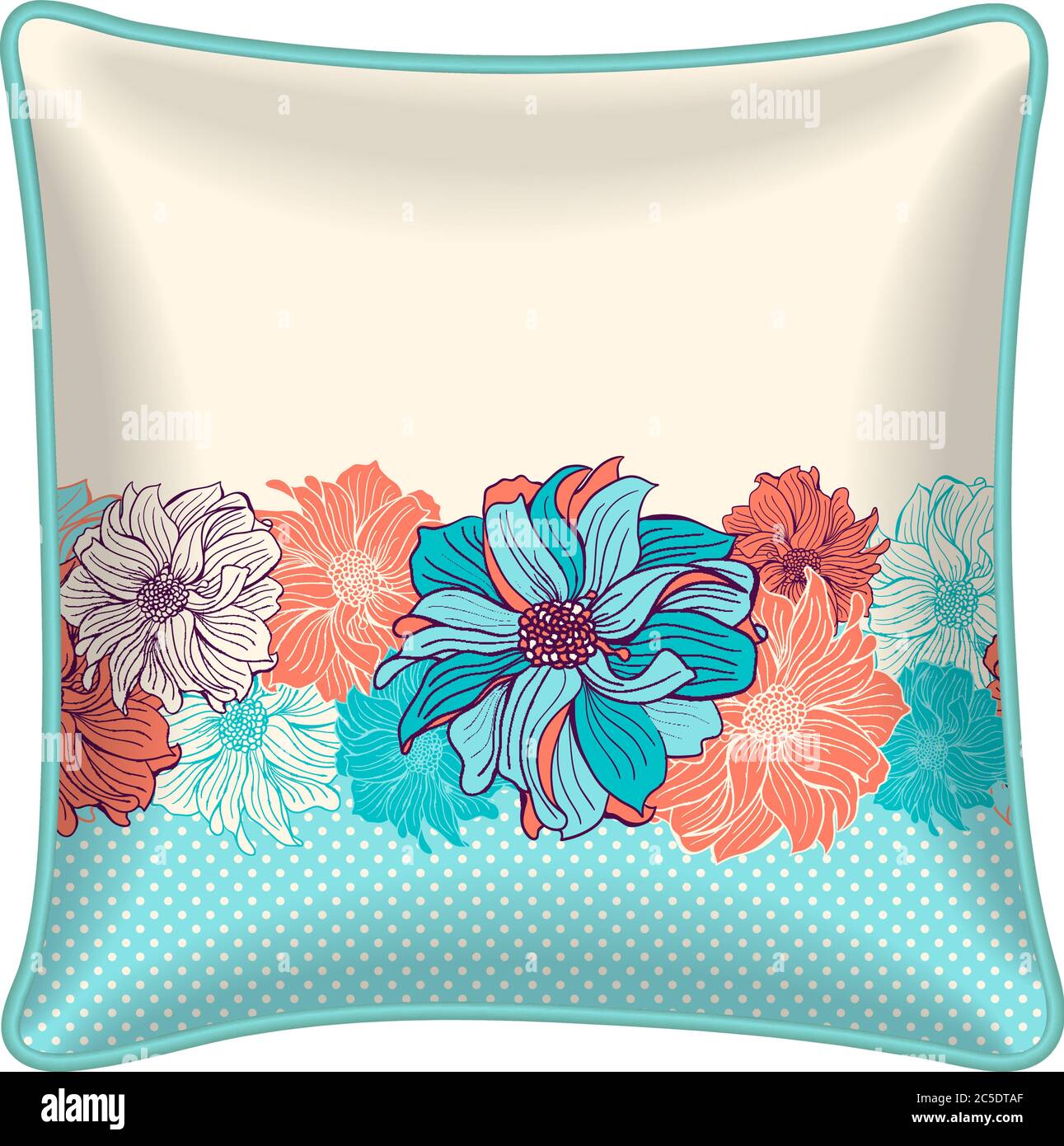 pillow cover border design