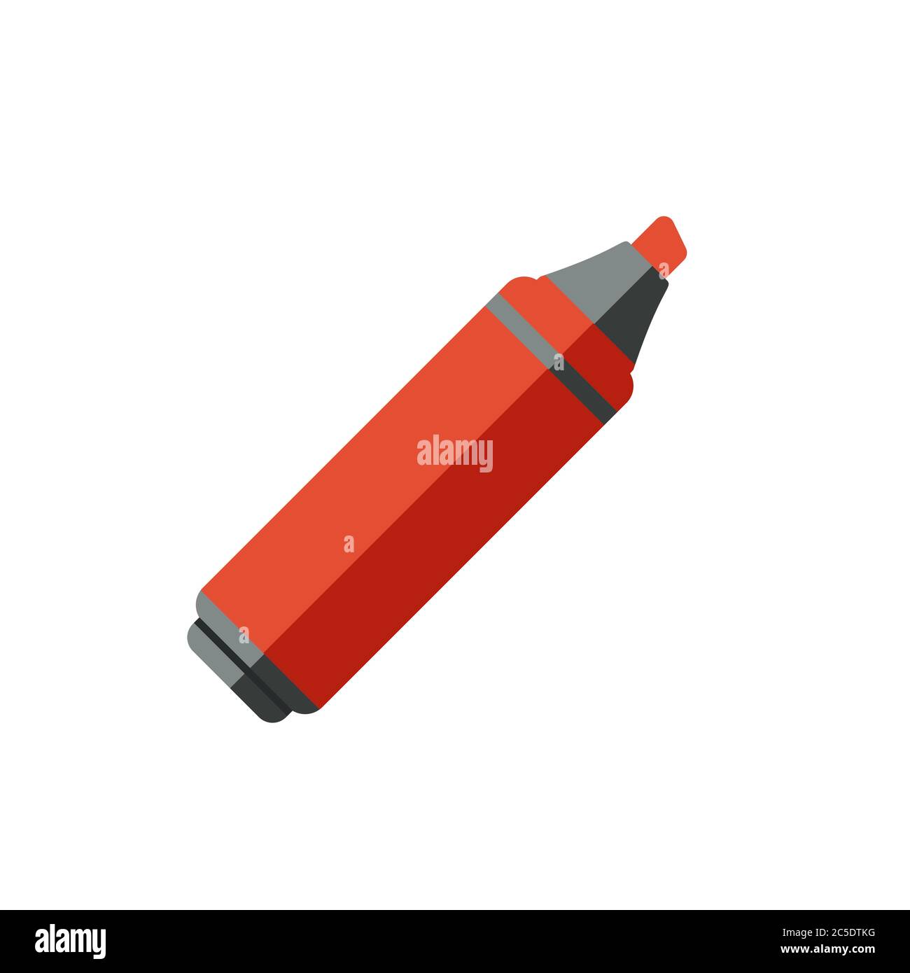 Felt Tip Pens. Colorful Marker Pens Set Stock Vector - Illustration of  colorful, pencil: 203022639