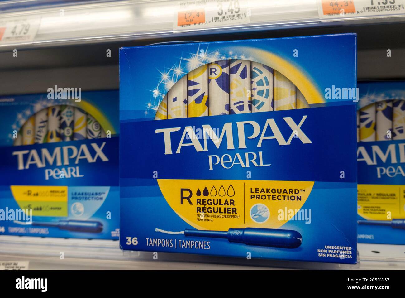 Health and Beauty Aids at the Bed Bath and Beyond Retail Store in New York City, USA Stock Photo