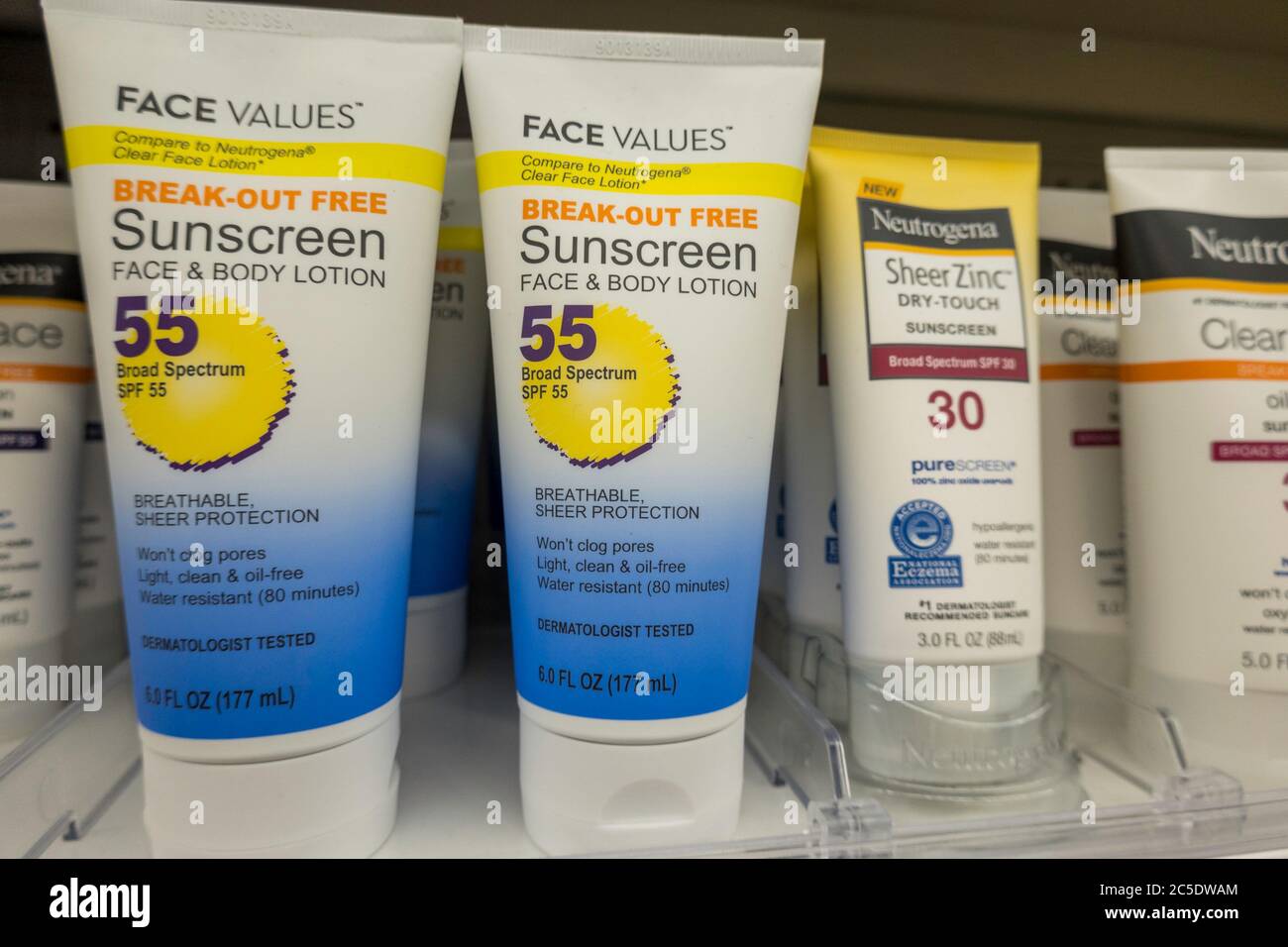 Health and Beauty Aids at the Bed Bath and Beyond Retail Store in New York City, USA Stock Photo