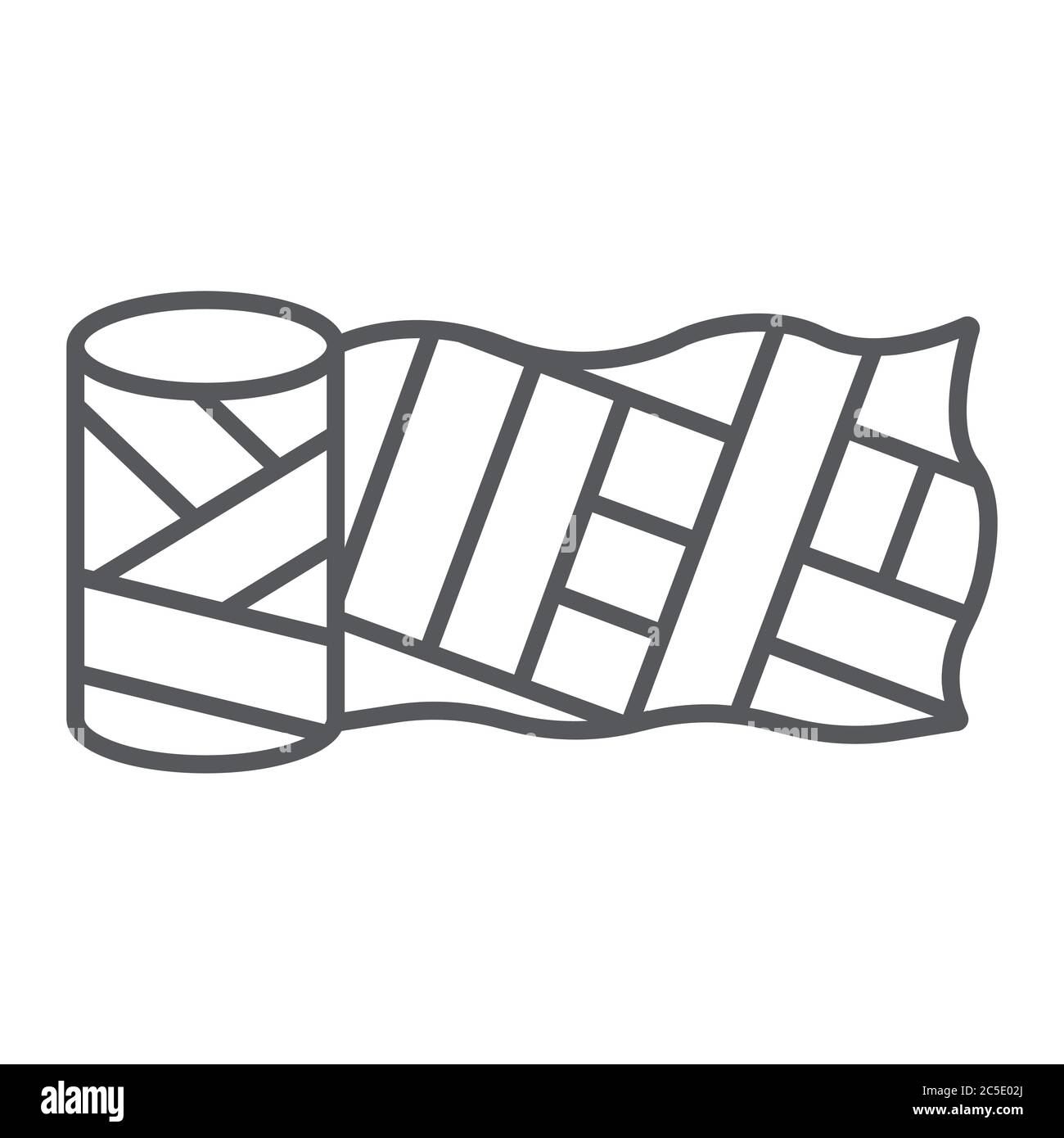 Sewing material thin line icon, fashion and sew, spool sign, vector ...