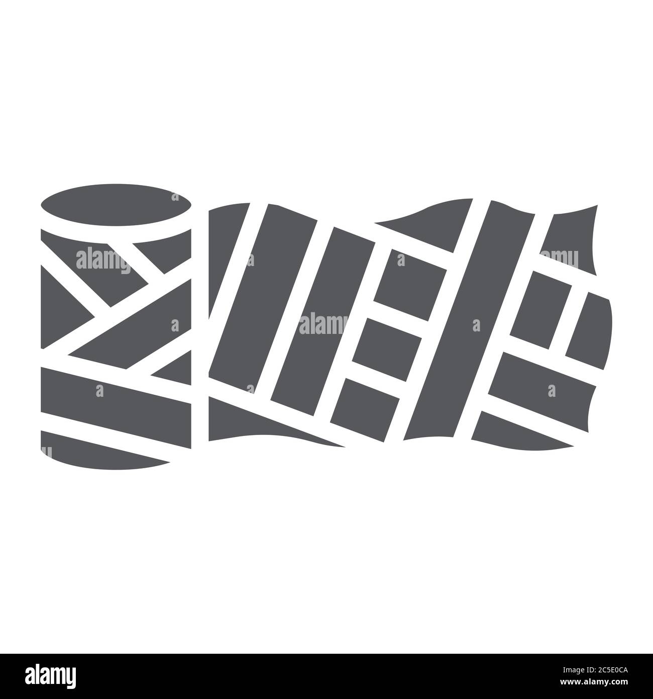 Sewing material glyph icon, fashion and sew, spool sign, vector ...