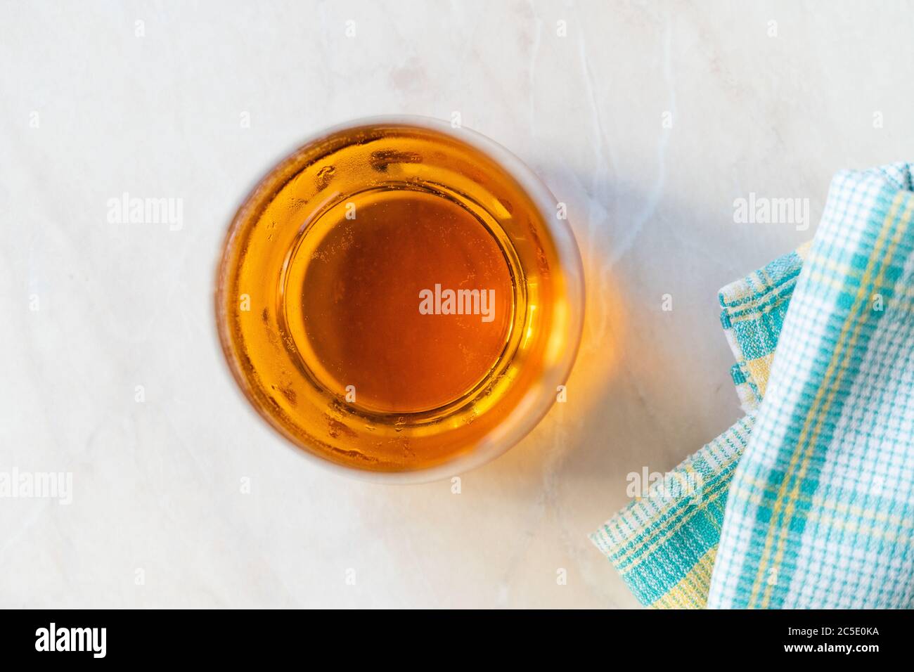 Instant Watermelon Aroma Flavored Fruit Juice in Glass. Ready to Drink