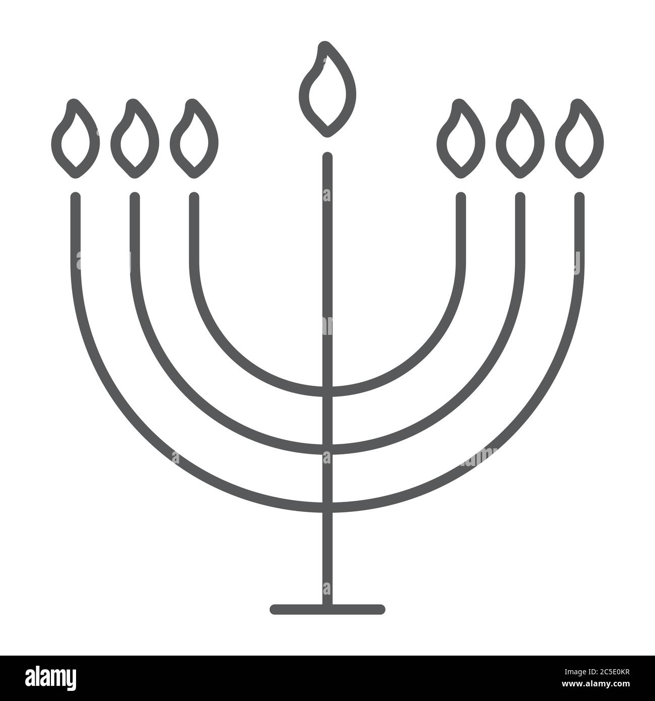 Extra thin hanukkah candles