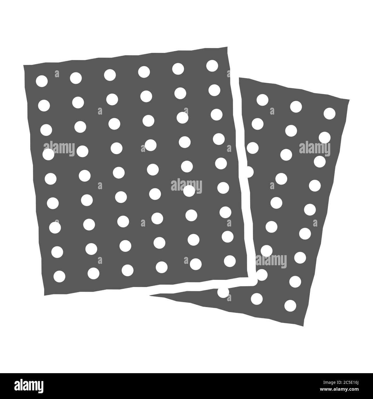 Matza glyph icon, food and israel, jewish bread sign, vector graphics ...