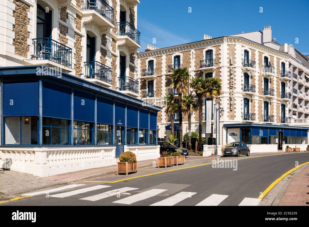 Le Grand Hote, Dinard, Brittany, France Stock Photo