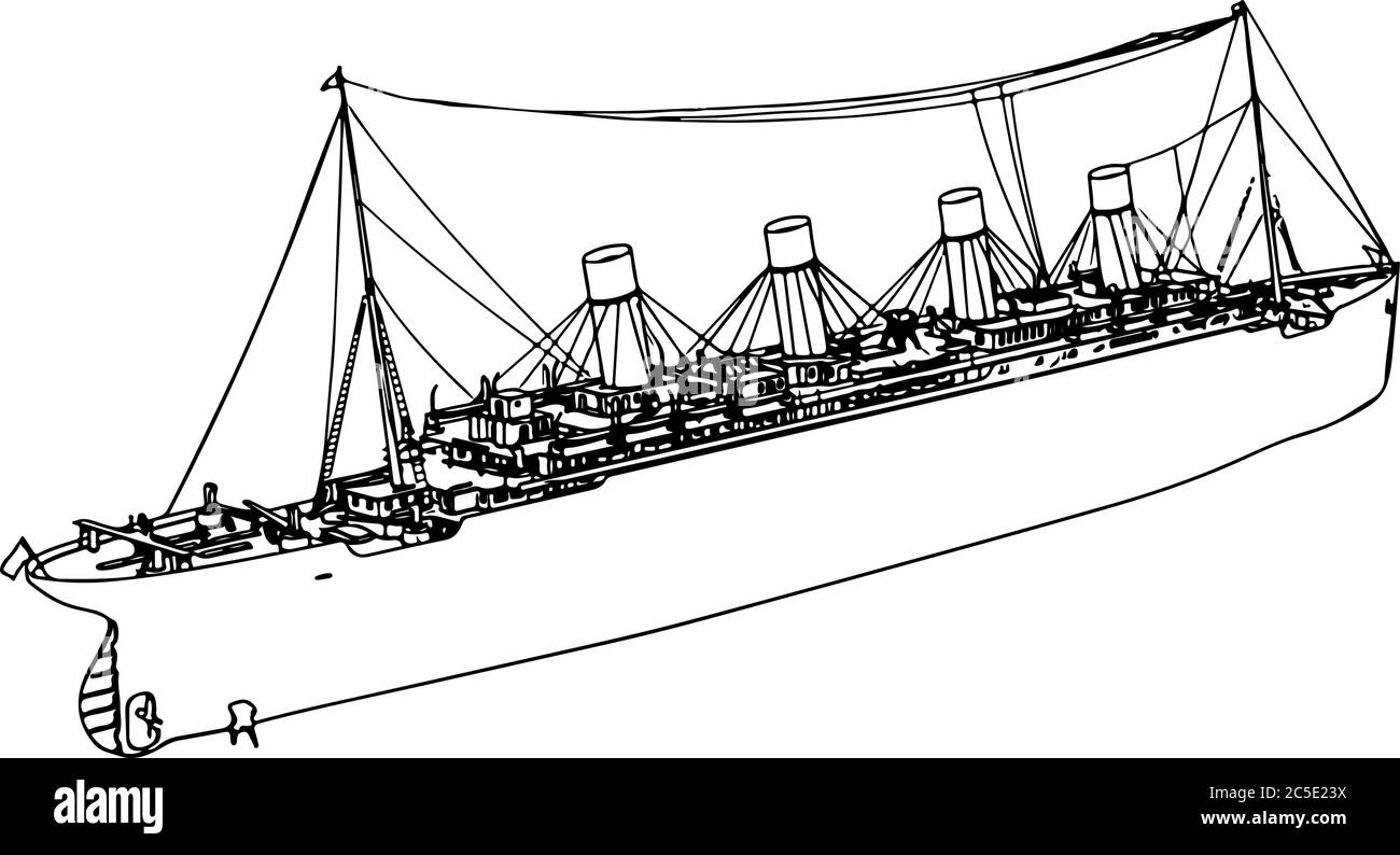Buy Titanic Drawing Online In India  Etsy India