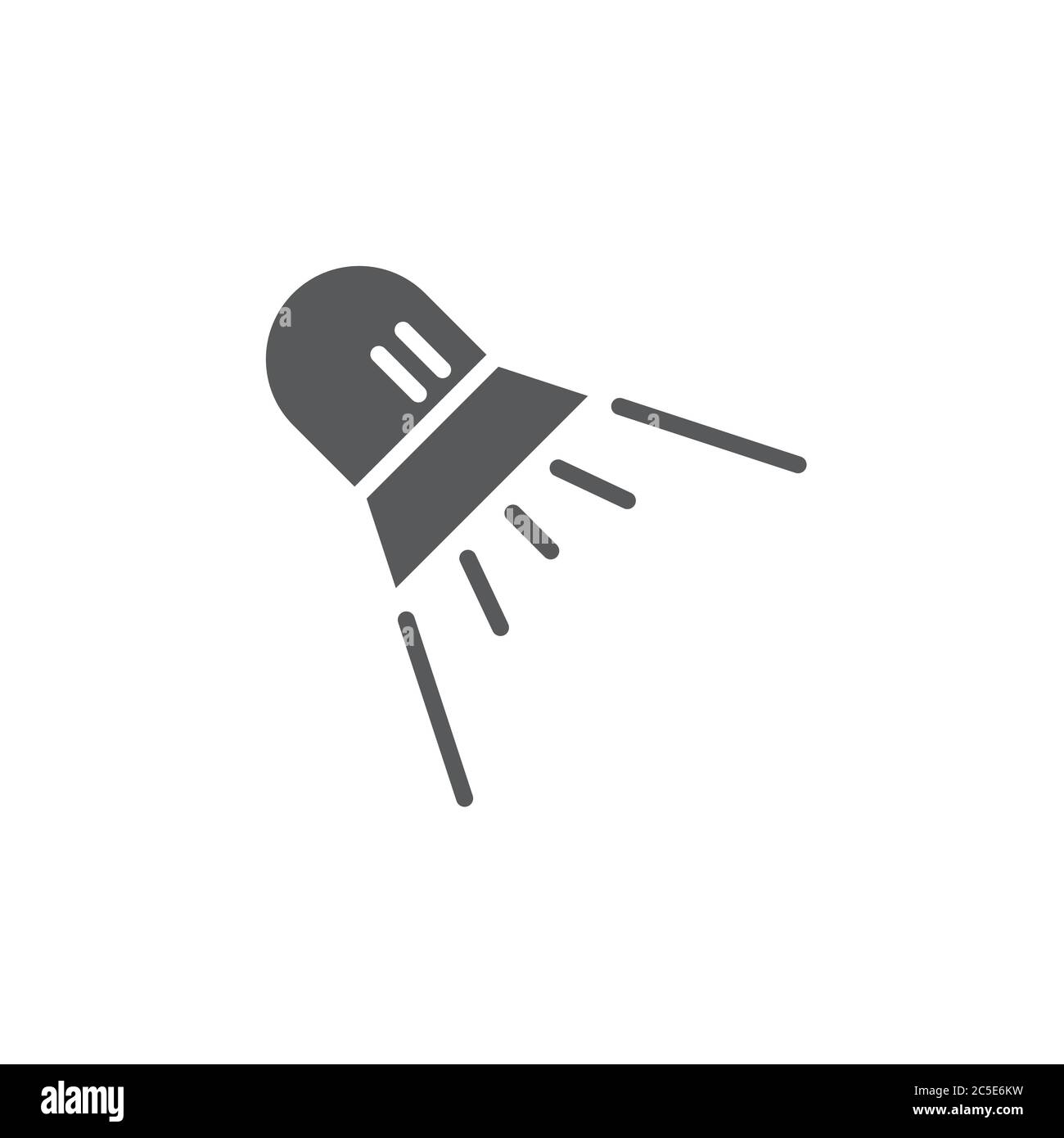 Scenic spotlight icon vector isolated on white background Stock Vector