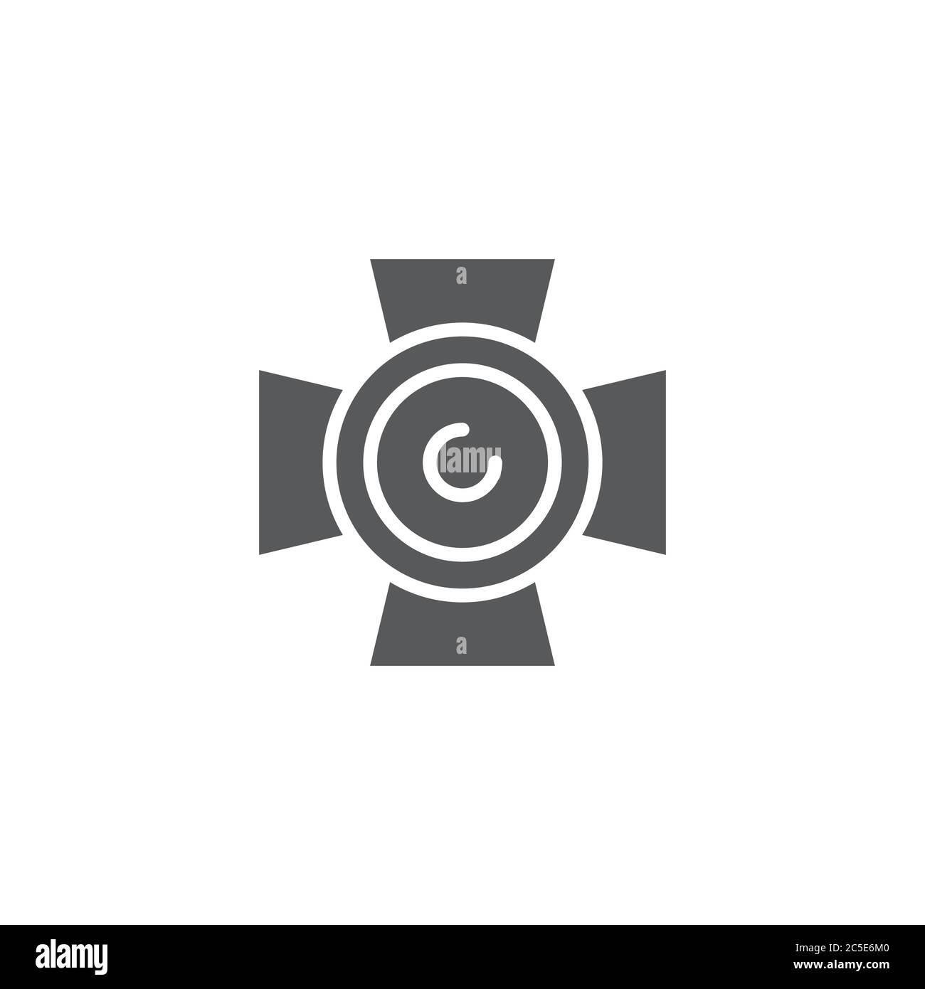 Scenic spotlight icon vector isolated on white background Stock Vector