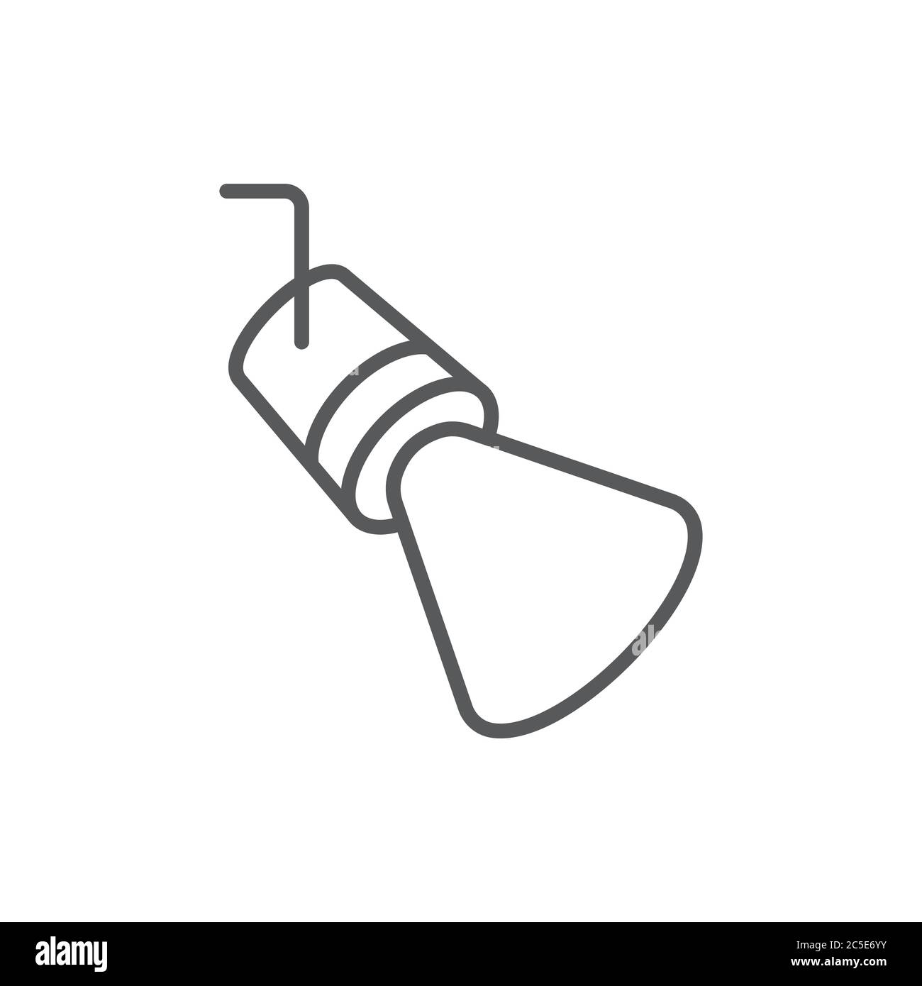 Scenic spotlight icon vector isolated on white background Stock Vector