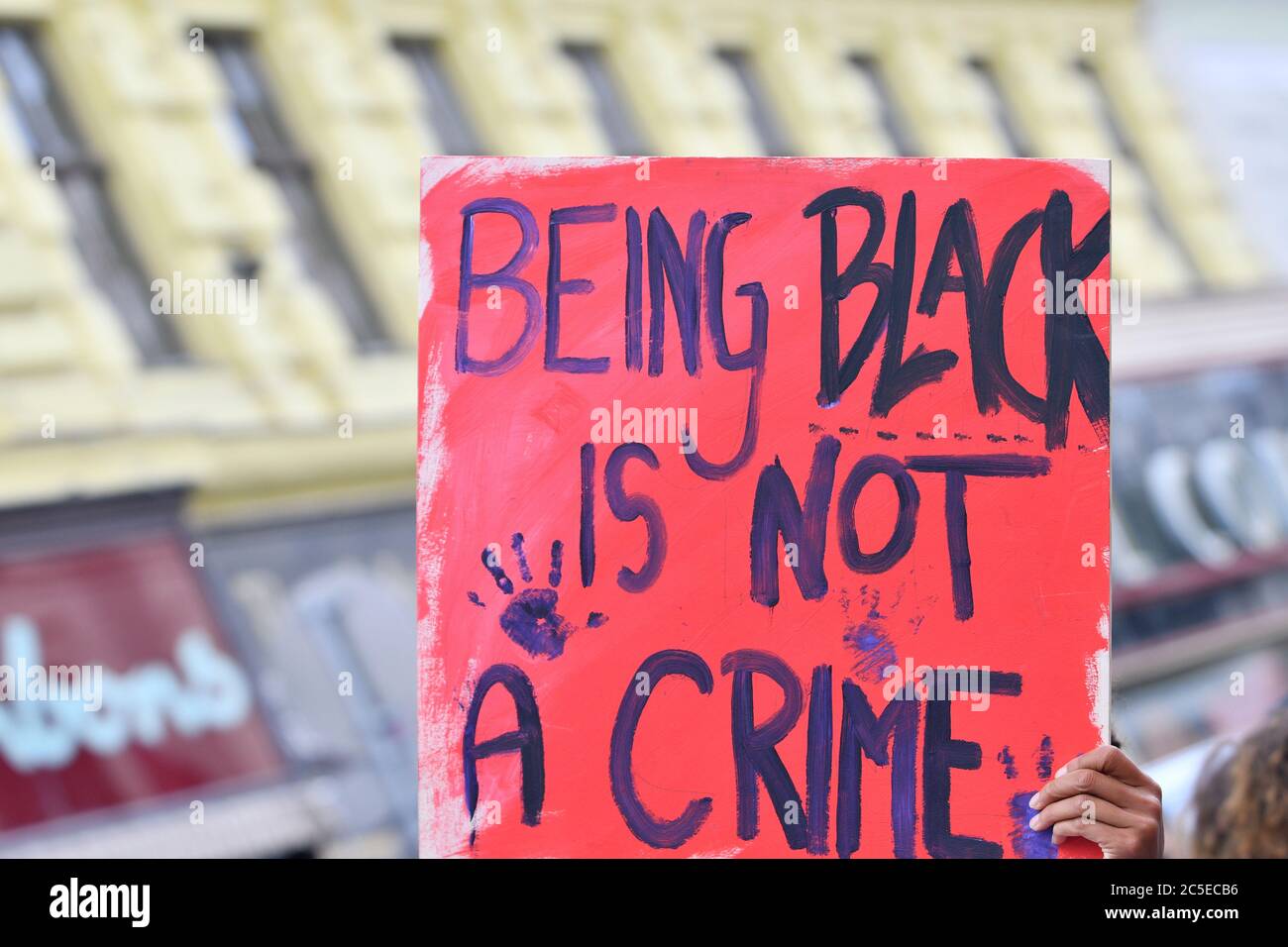 Vienna, Austria. 02nd July, 2020. 'Black Movement Austria 'calls for a demonstration against institutional racism and  Police violence in Austria. Credit: Franz Perc / Alamy Live News Stock Photo