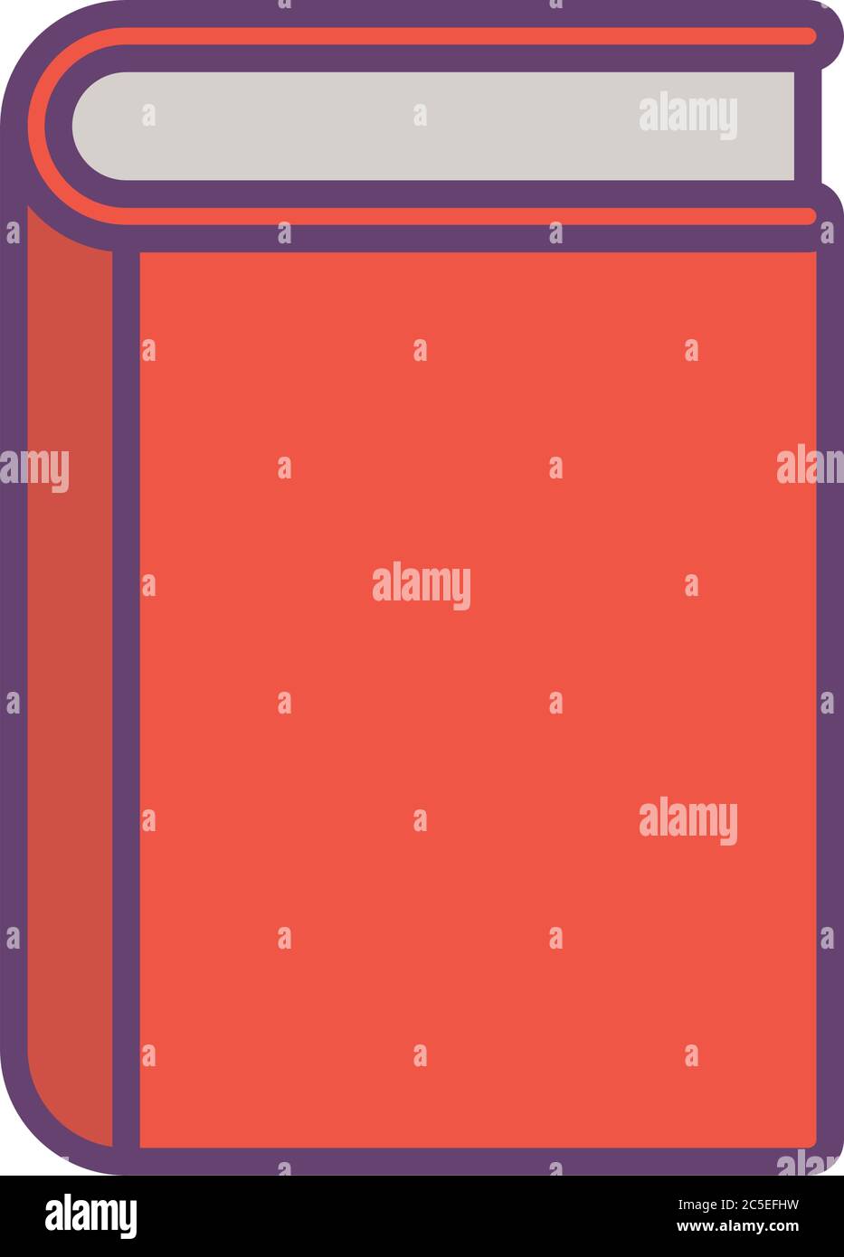 book line and fill style icon design, Education literature and read ...