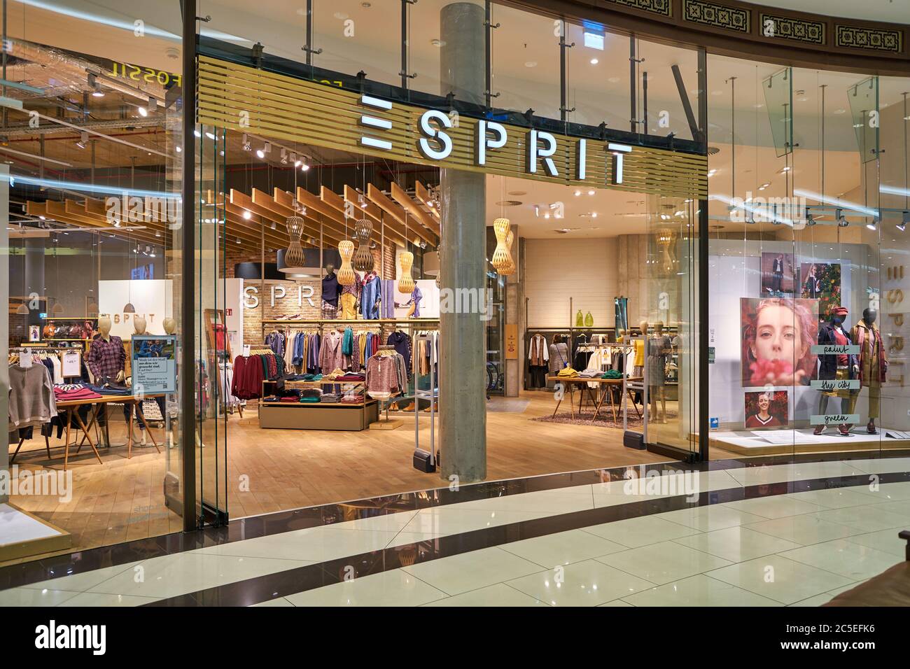 BERLIN, GERMANY - CIRCA SEPTEMBER, 2019: entrance to Esprit store in Berlin  Stock Photo - Alamy