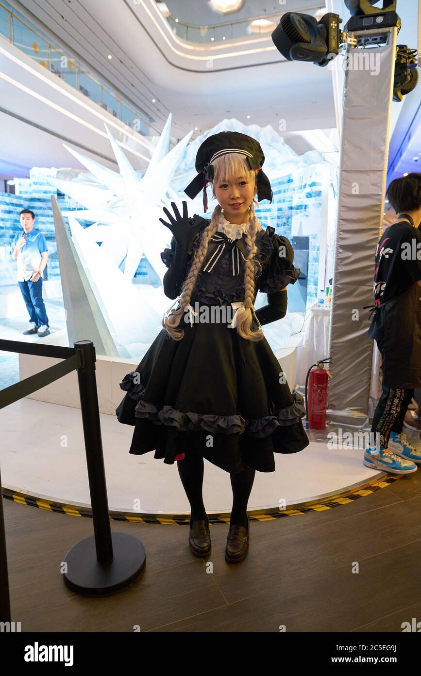 Shenzhen China April 19 Cosplay Of The Fate Grand Order Nursery Rhyme Character At Sony Expo 19 In Shenzhen China Stock Photo Alamy