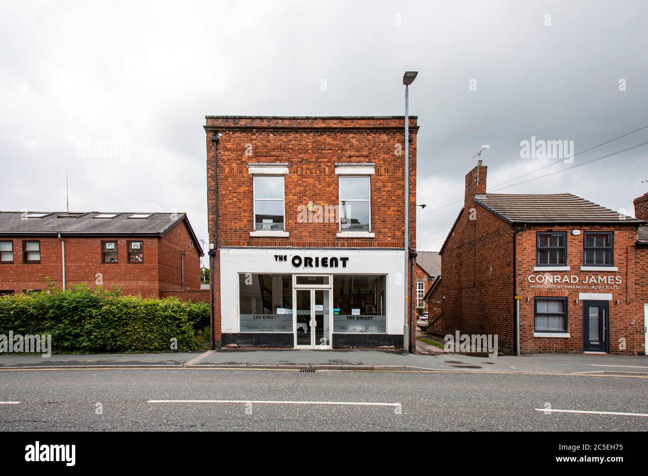 The Orient Chinese restaurant, former baptist meeting place at 67 Middlewich Road in Sandbach Cheshire UK Stock Photo