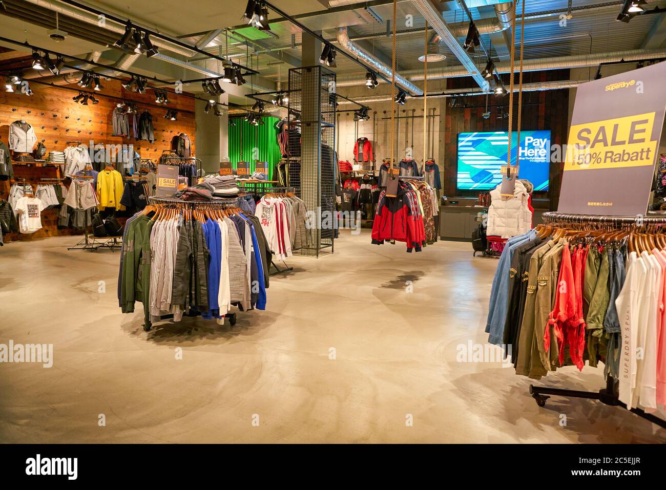 Superdry clothing store hi-res stock photography and images - Page 4 - Alamy
