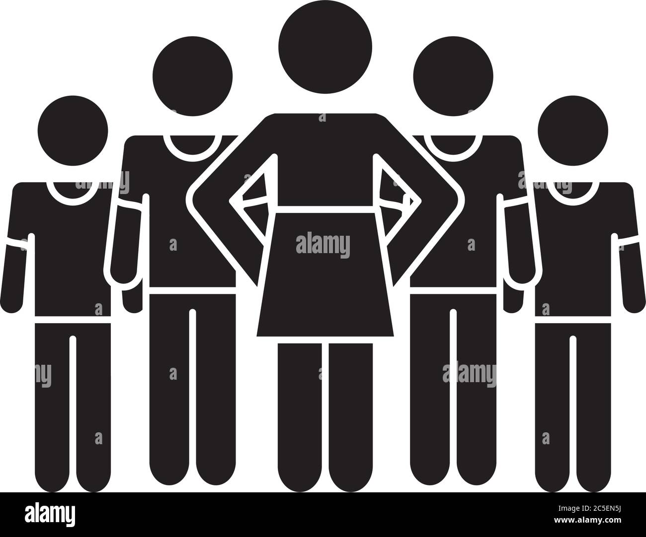 group of pictogram woman and men icon over white background, silhouette ...
