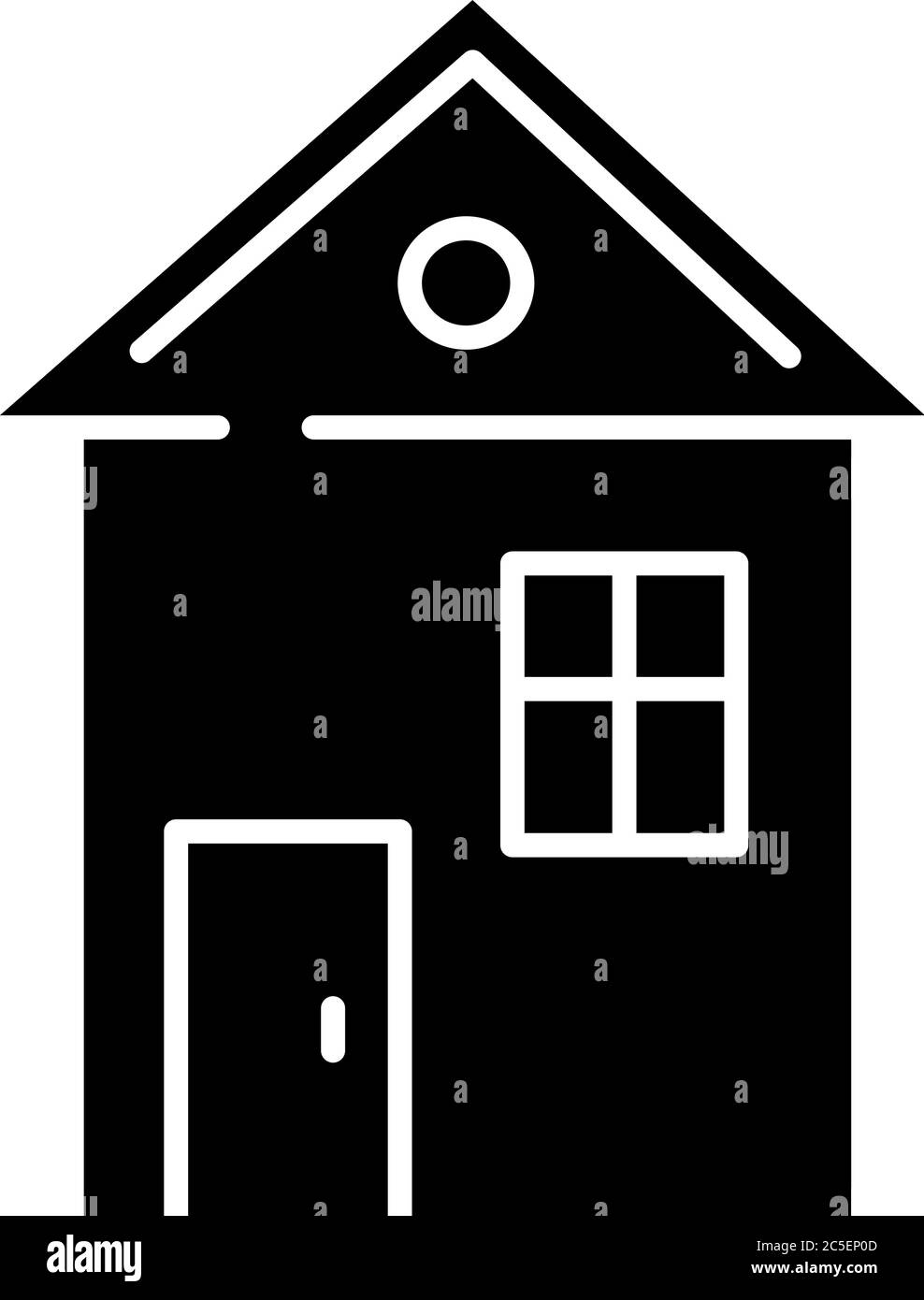 House black glyph icon Stock Vector Image & Art - Alamy