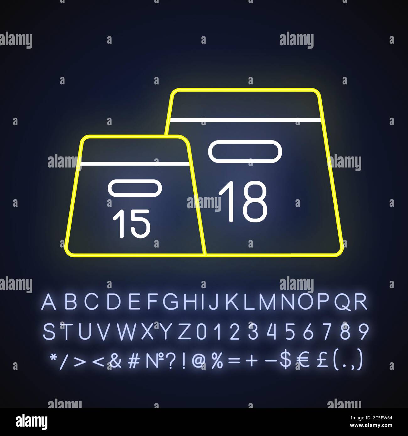 Light box letter Stock Vector Images - Alamy