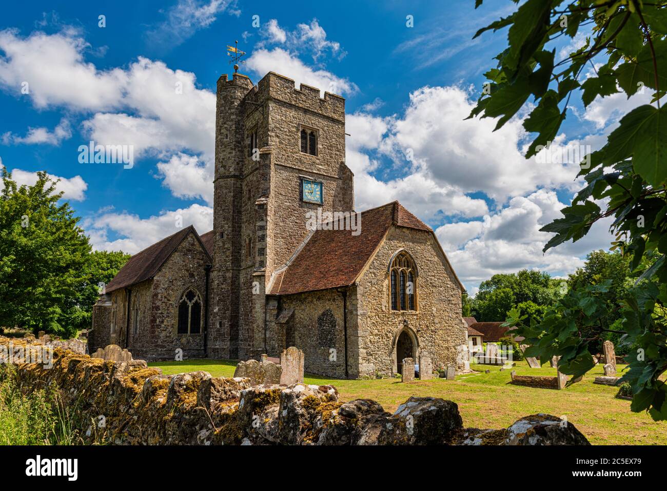 St Mary's & All Saints Church in Boxley, near Maidstone in Kent ...