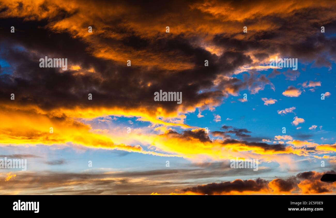 Dramatic cloudy sky Stock Photo - Alamy
