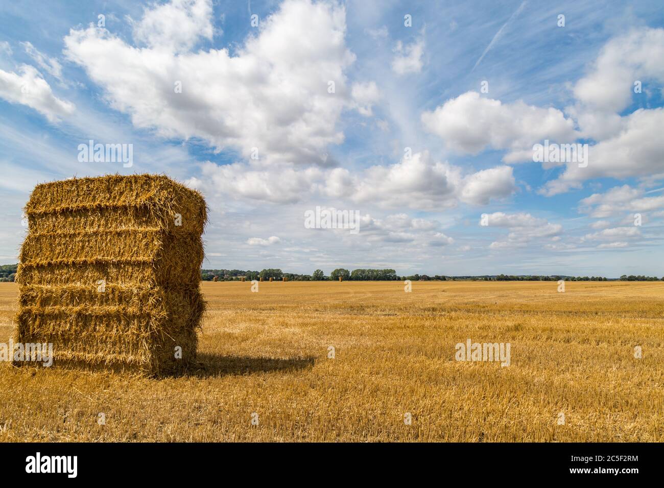 Field after harvesting stacks hi-res stock photography and images - Alamy