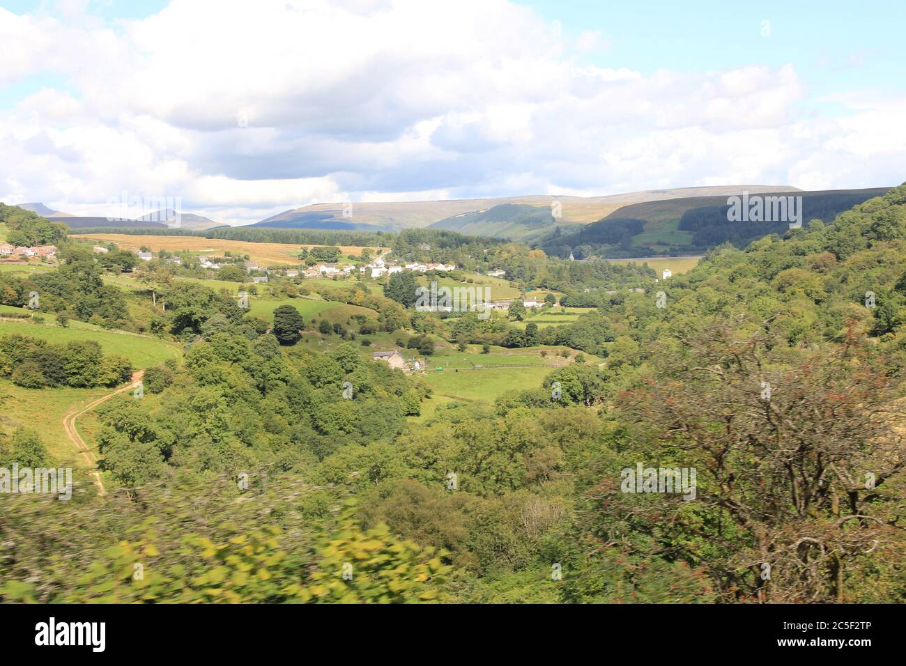 Brecon Mountain Railway in Glamorgan. Wales Stock Photo