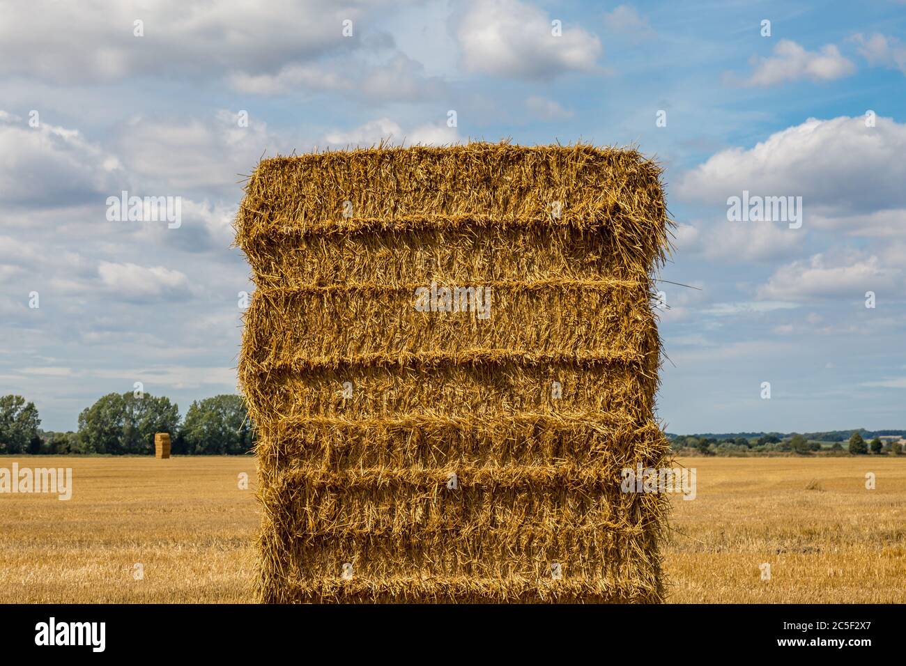 Field after harvesting stacks hi-res stock photography and images - Alamy