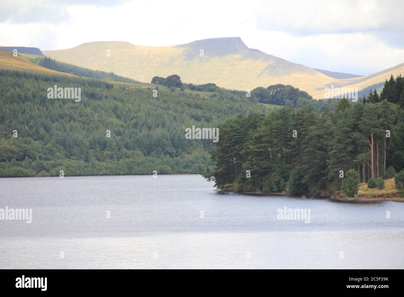 Brecon Mountain Railway in Glamorgan. Wales Stock Photo