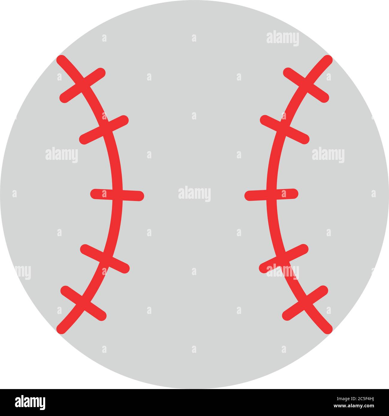 ball of baseball flat style icon design, Sport hobby competition and ...