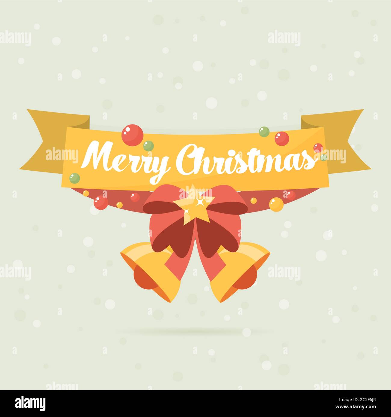 Christmas greeting card. Vector illustration Stock Vector Image & Art ...