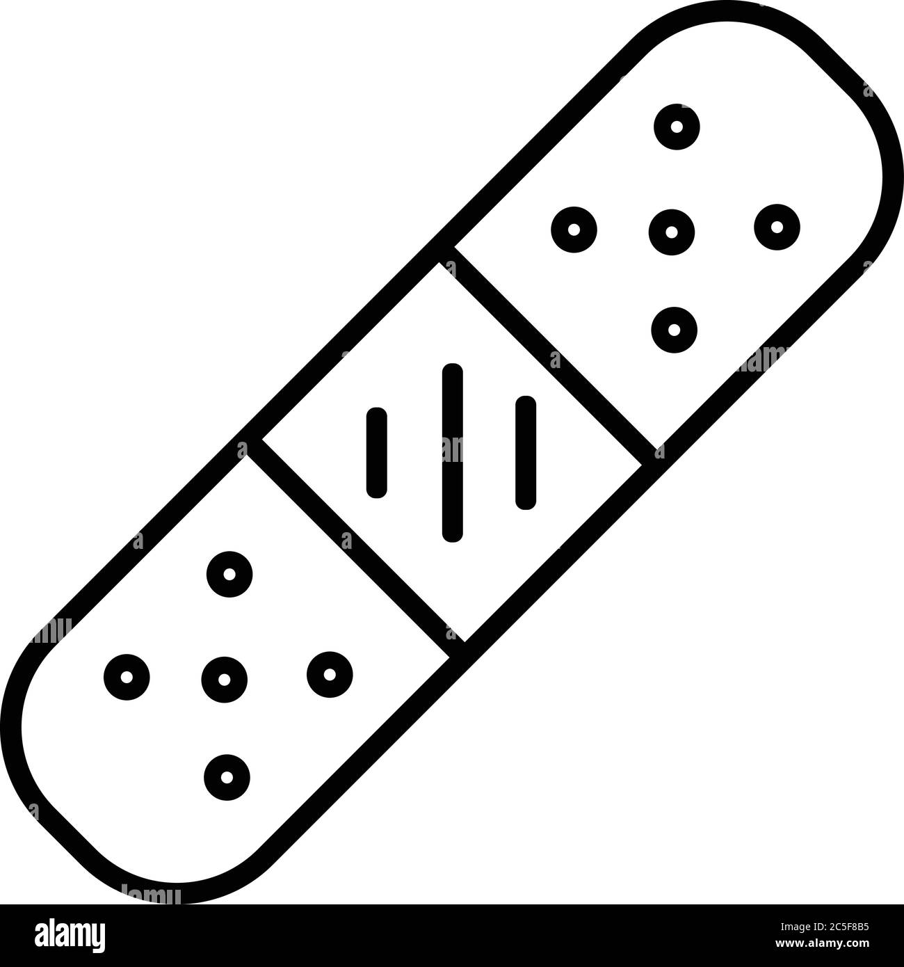 Plaster Bandage Medical Care Health Pharmacy Illustration Stock Vector