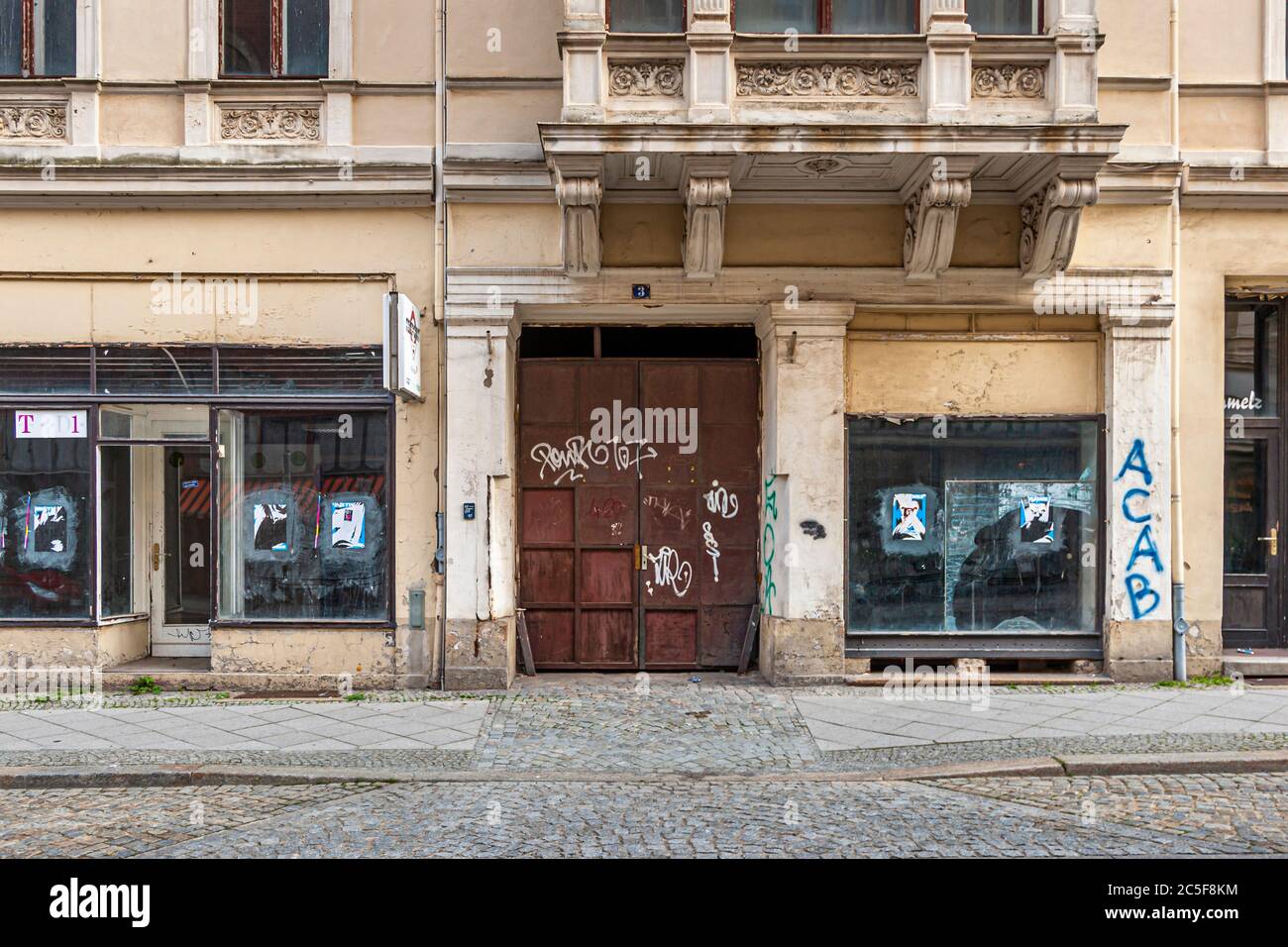 Abandoned Store In Görlitz, Germany Stock Photo - Alamy