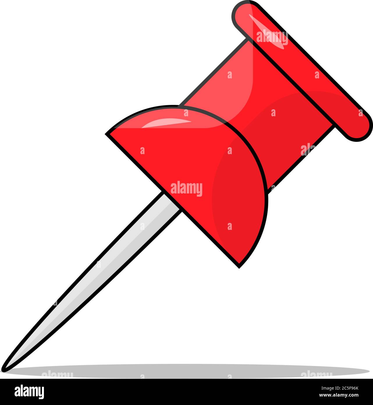 Notice Board Pin Vector