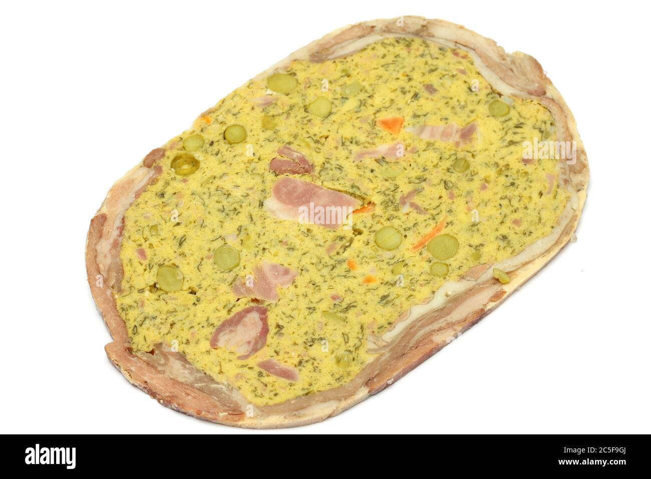 Cima genovese meat with stuffing Stock Photo Alamy