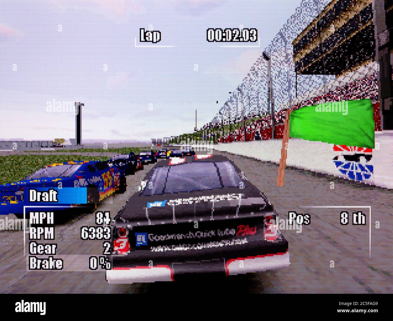 Nascar Heat - Sony Playstation 1 PS1 PSX - Editorial use only Stock Photo