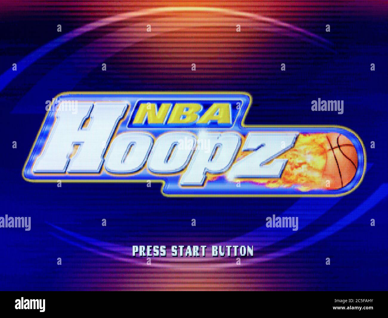 NBA Hoopz - Sony Playstation 1 PS1 PSX - Editorial use only Stock Photo