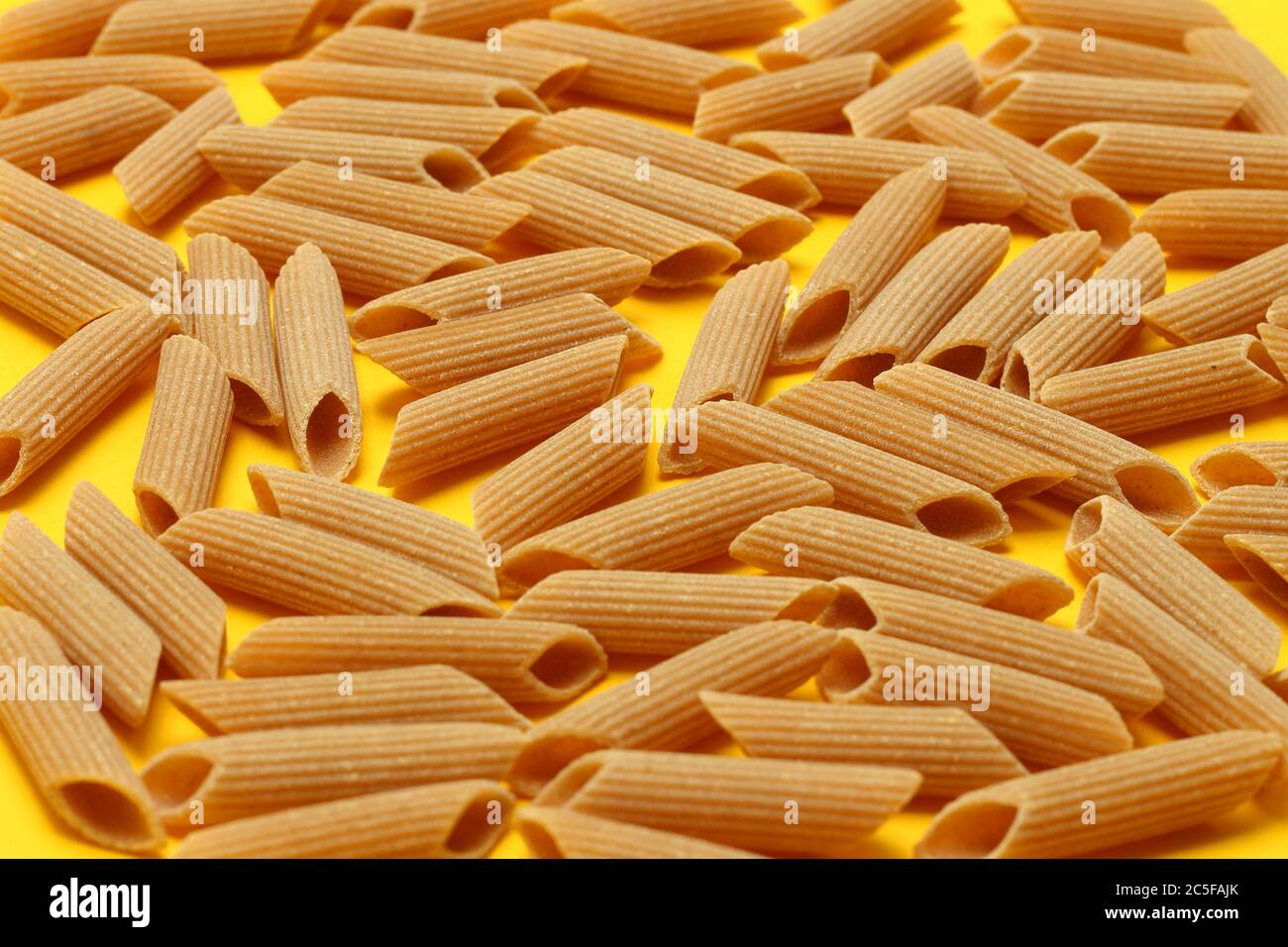 Whole wheat pasta Stock Photo Alamy