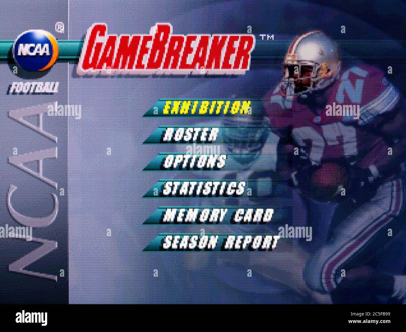 NCAA Football Gamebreaker - Sony Playstation 1 PS1 PSX - Editorial use only Stock Photo