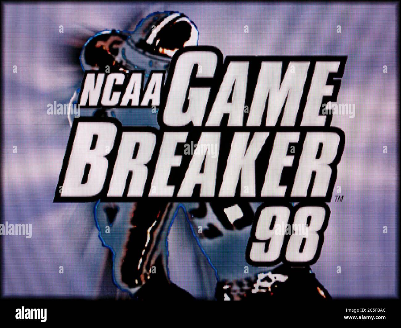 NCAA Gamebreaker '98 - Sony Playstation 1 PS1 PSX - Editorial use only Stock Photo