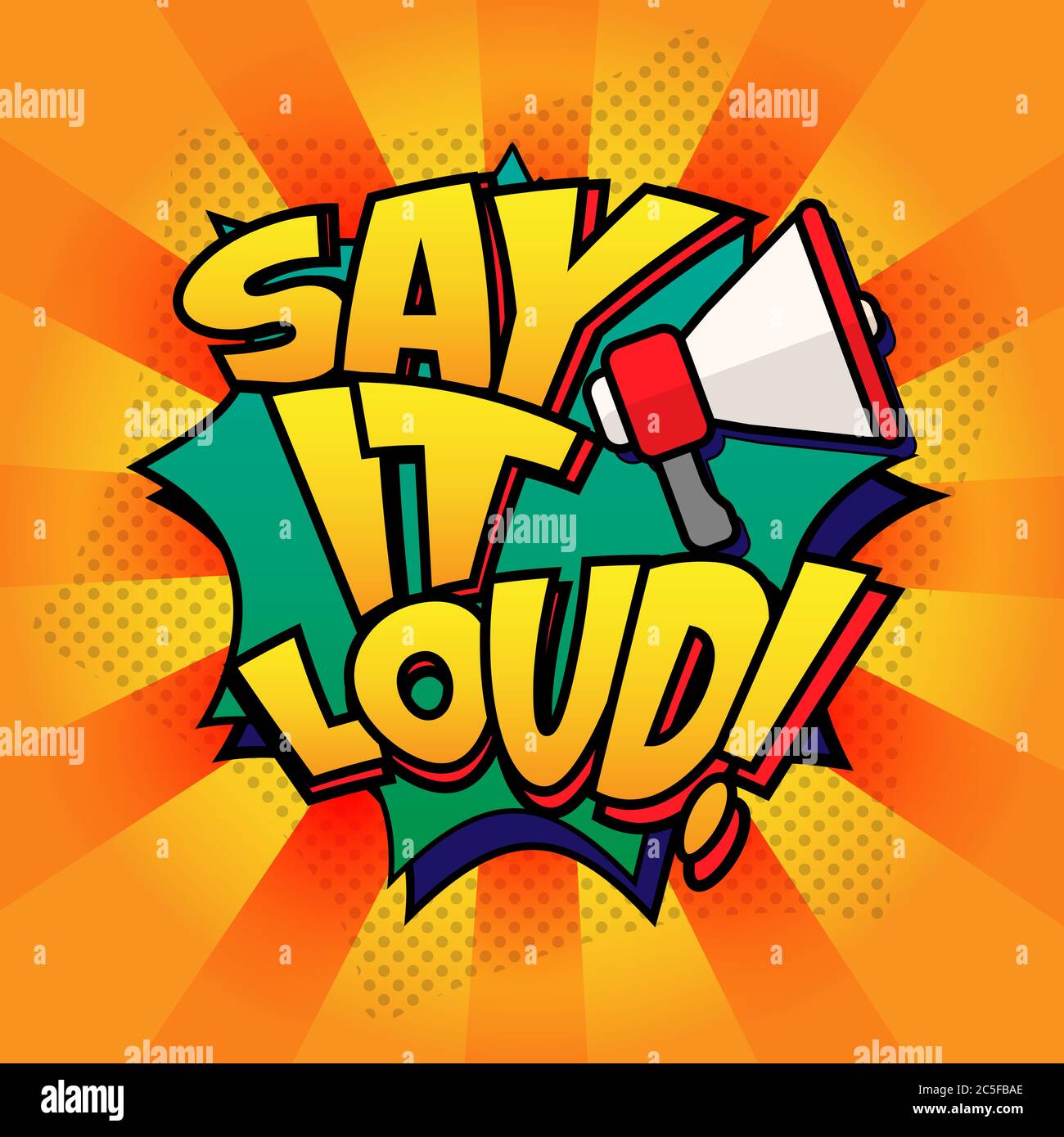 Loud design Stock Vector Images Alamy
