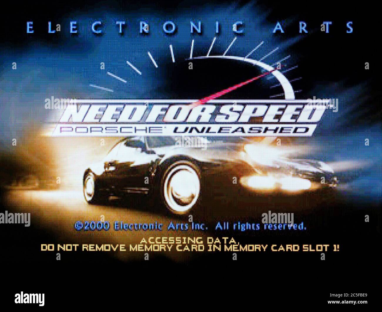 Need For Speed Porsche Unleashed - Sony Playstation 1 PS1 PSX - Editorial  use only Stock Photo - Alamy