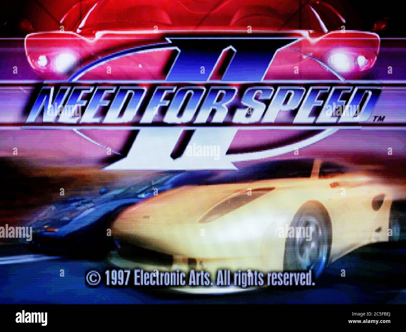 Need For Speed II - Sony Playstation 1 PS1 PSX - Editorial use only Stock Photo