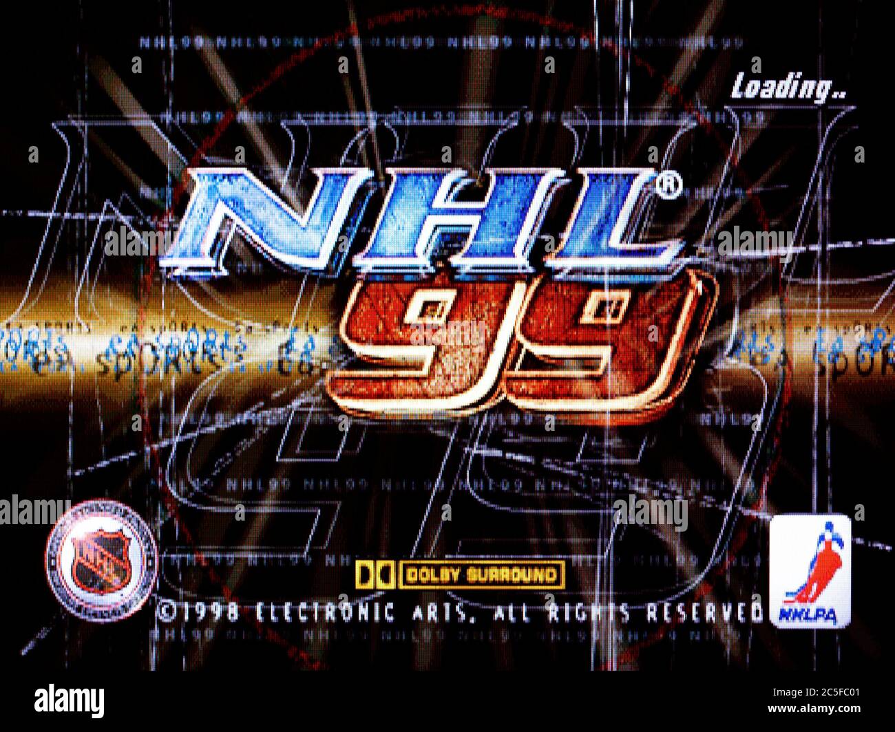NHL 99 - Sony Playstation 1 PS1 PSX - Editorial use only Stock Photo - Alamy