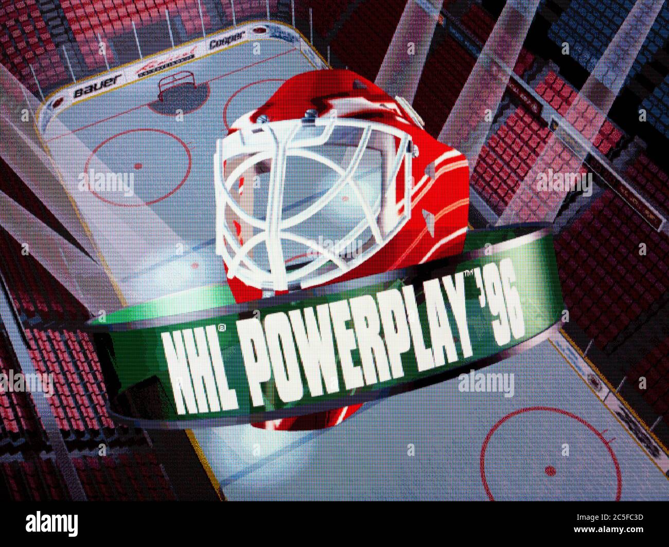 NHL Powerplay '96 - Sony Playstation 1 PS1 PSX - Editorial use only Stock Photo
