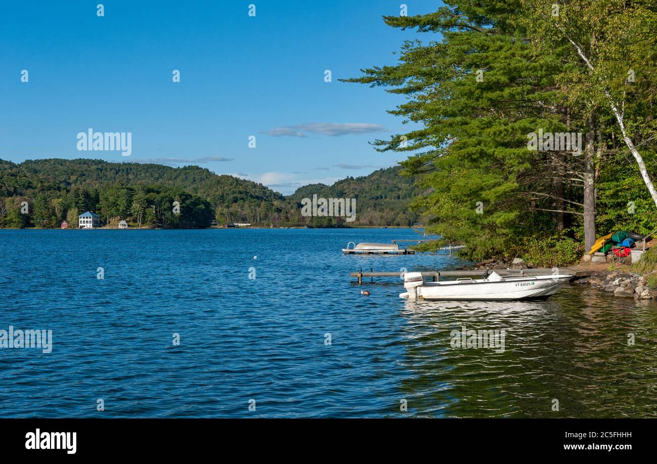 Lake Morey, Fairlee, Vermont, USA Stock Photo