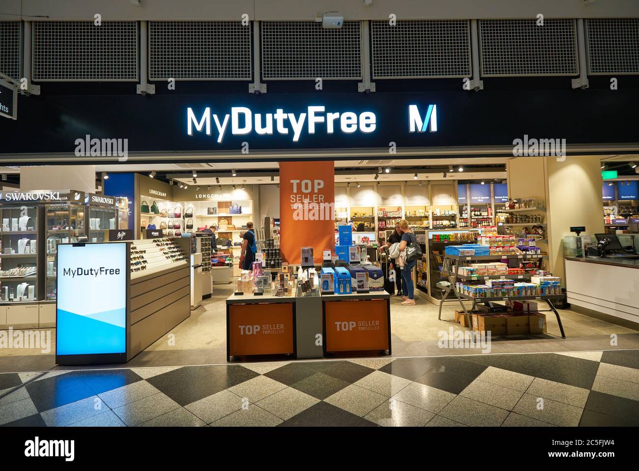 MUNICH, GERMANY - CIRCA JANUARY, 2020: MyDutyFree storefront in Munich  Airport Stock Photo - Alamy