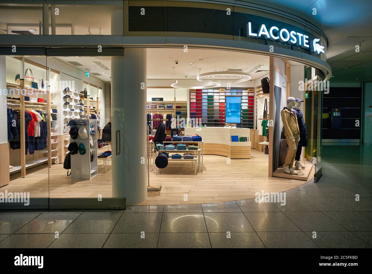 MUNICH, GERMANY - CIRCA JANUARY, 2020: entrance to Lacoste store in Munich  Airport Stock Photo - Alamy