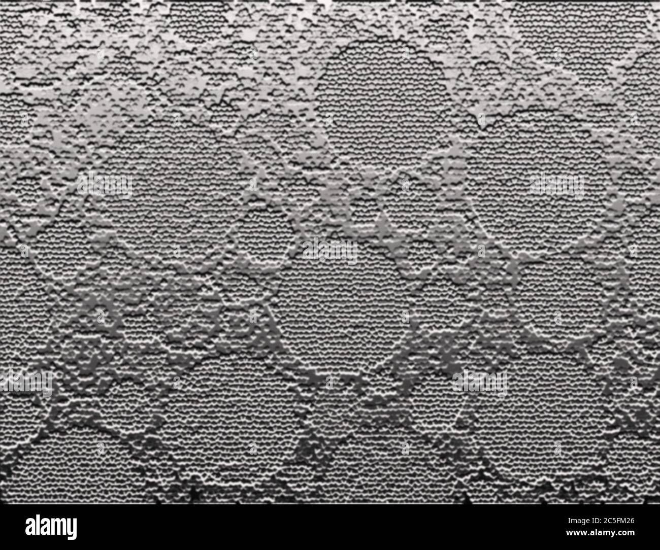Abstract monochromatic background graphic with the appearance of popped bubbles in plaster, space for text, copy Stock Photo